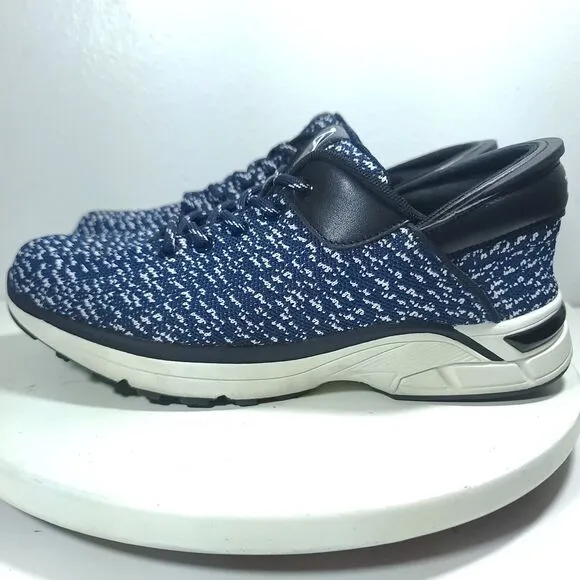 Zeba Hands Free Slip On Comfort Shoes Sneakers Mens Sz 9 Midnight Blue Excellent